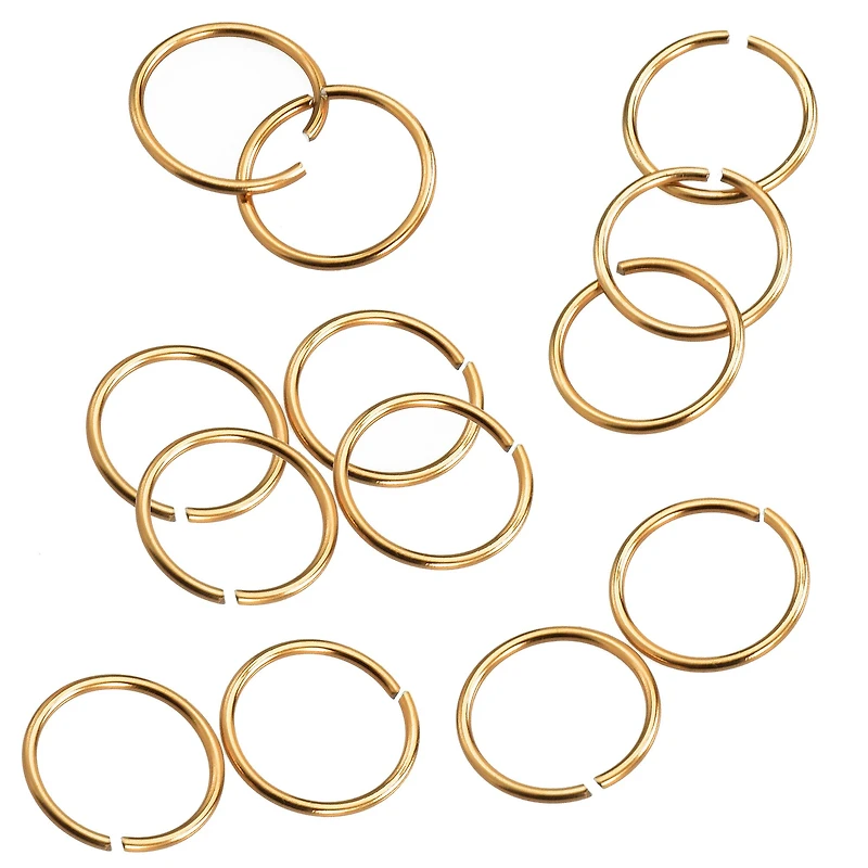 15mm Aluminum Hair Rings