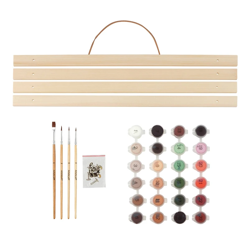 16" x 20" Gingerbread Men Paint-by-Number Kit by Artist's Loft™