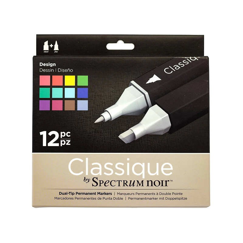 Spectrum Noir™ Classique Design Dual Tip Marker Set