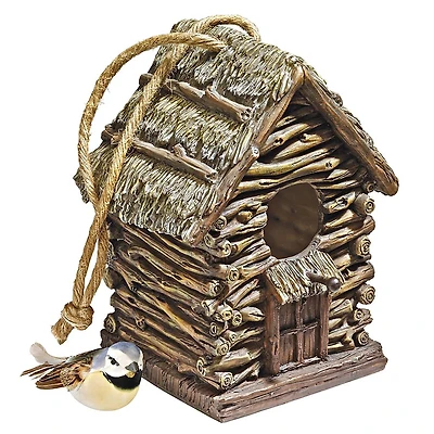 Design Toscano 7" Backwoods Birdhouse Cottage