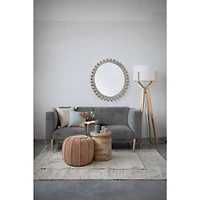 Hello Honey® 16" Cotton Square Pillow Printed with Embroidery