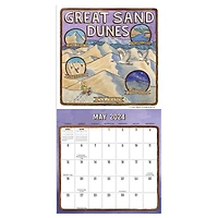 TF Publishing 2024 National Parks Art Mini Calendar
