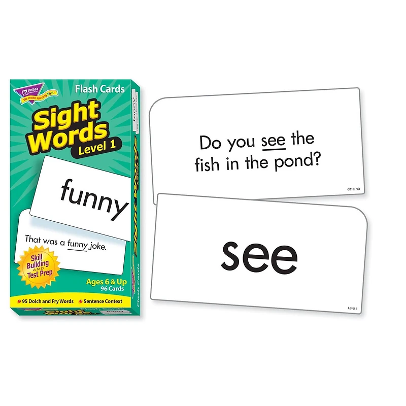 Trend Enterprises® Sight Words Level Skill Drill Flash Cards