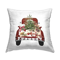 Stupell Industries Believe Christmas Gifts Truck Throw Pillow