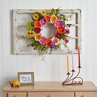 26” African Sunflower Wreath