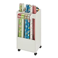Honey Can Do White Craft Storage Cart With Wheels