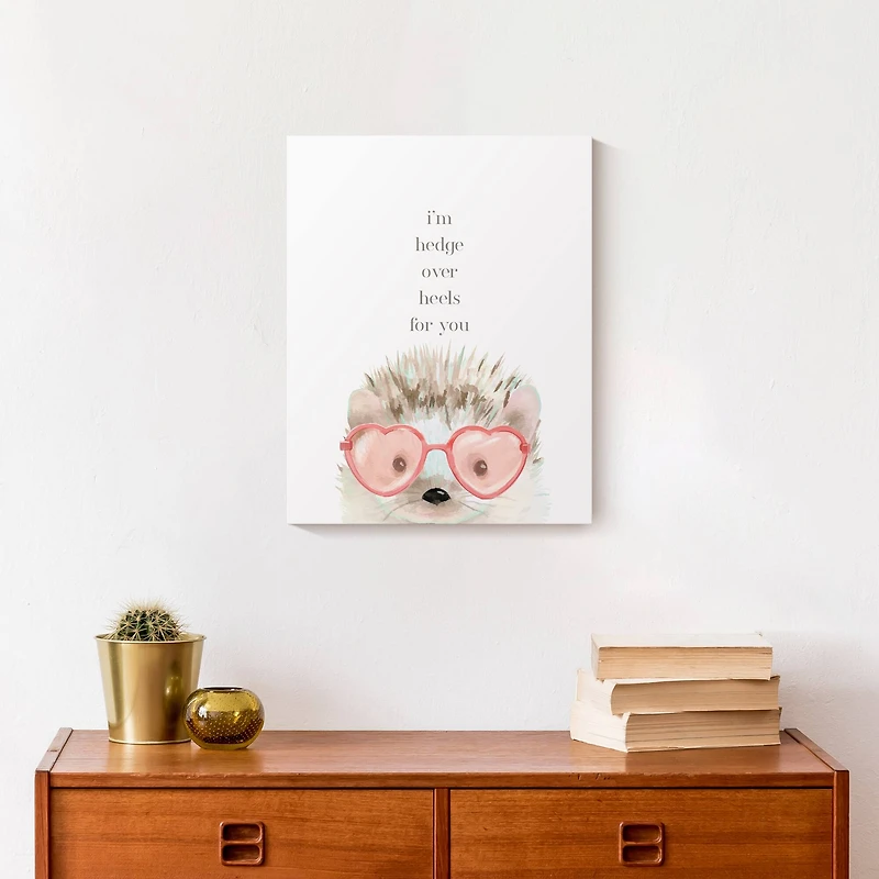 Hedge Over Heels 11" x 14" Canvas Wall Art