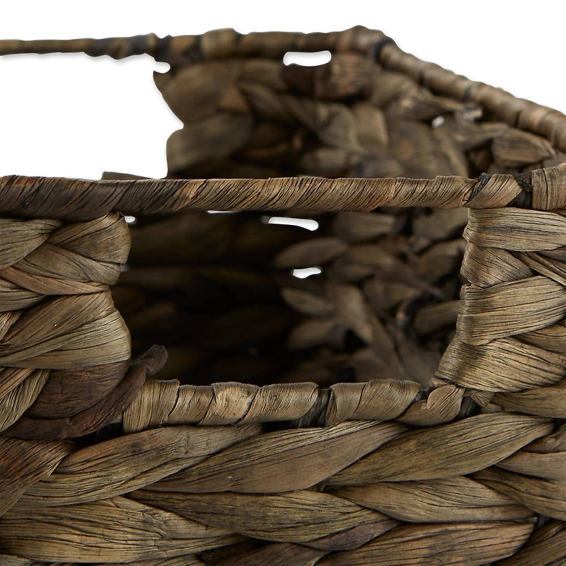 DII® Medium Gray Hyacinth Baskets, 2ct.