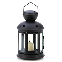9.5" Black Colonial Candle Lantern