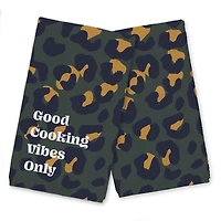 Good Cooking Vibes Only Leopard Tea Towel Set