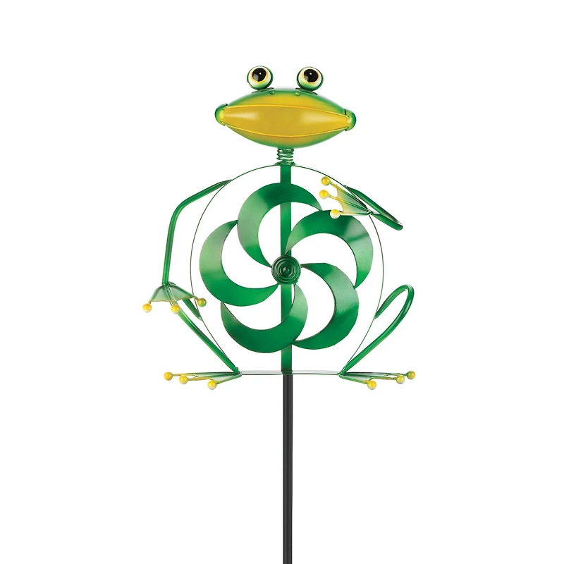 57" Frog Garden Stake