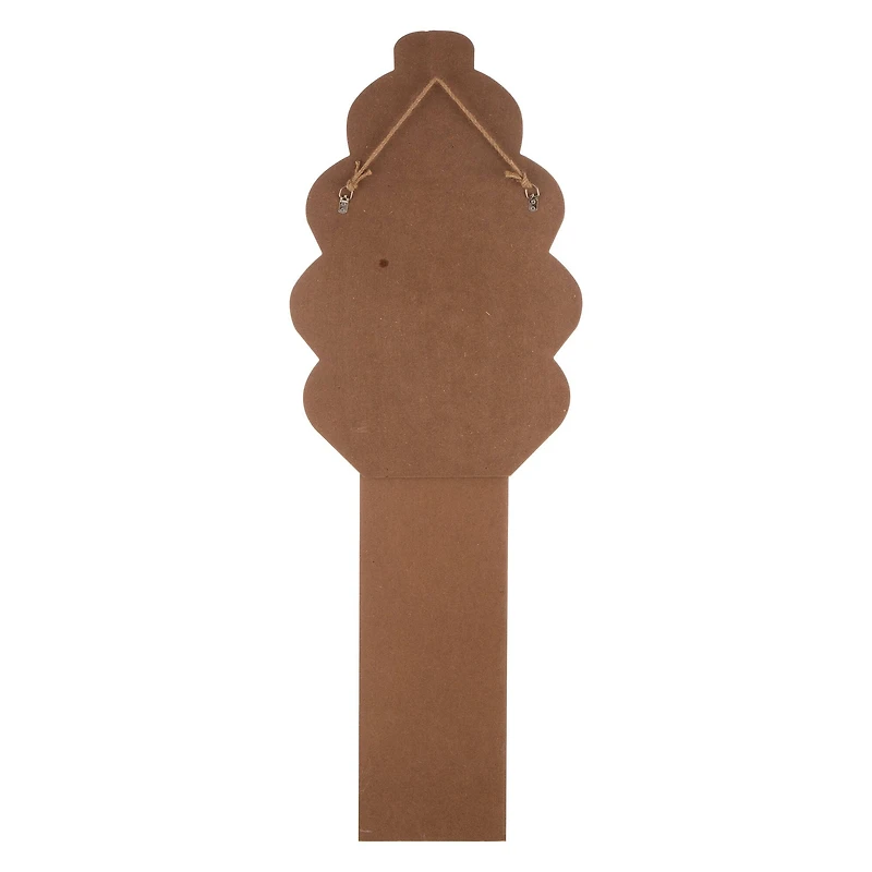 Glitzhome® 3.3ft. Thanksgiving Wooden Turkey Standing Décor