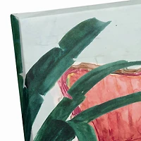 Girl on Chaise Canvas Wall Art