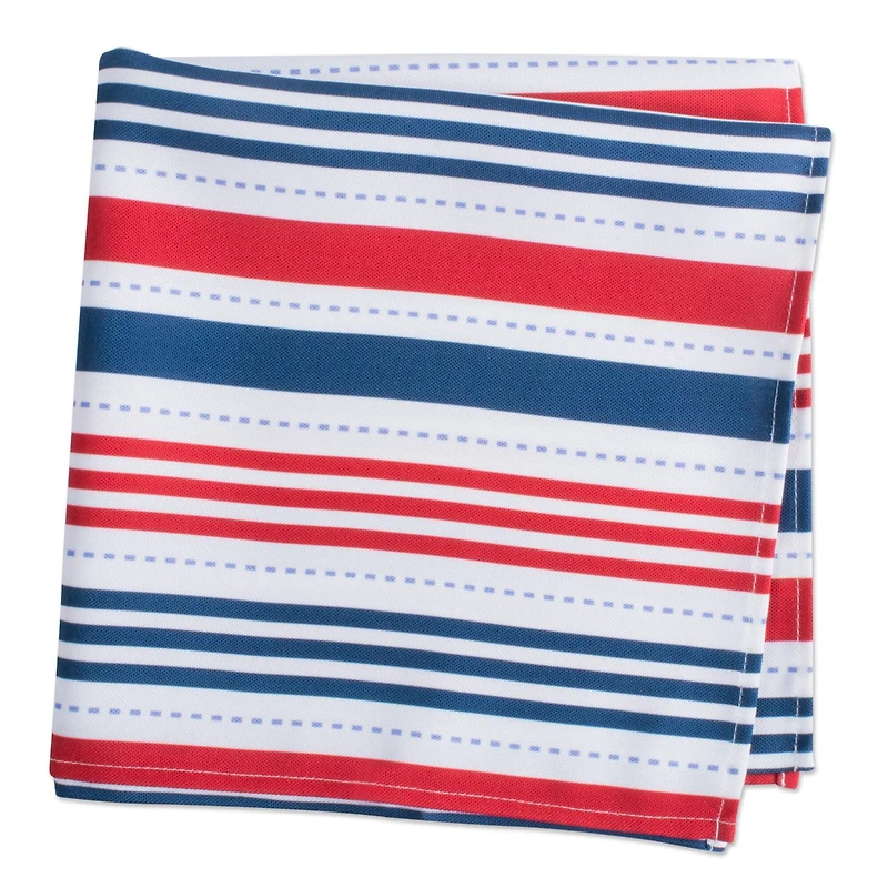 DII® Patriotic Stripe Outdoor Napkin, 6ct.
