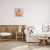 Stupell Industries Grateful Autumnal Pattern Pumpkin Canvas Wall Art