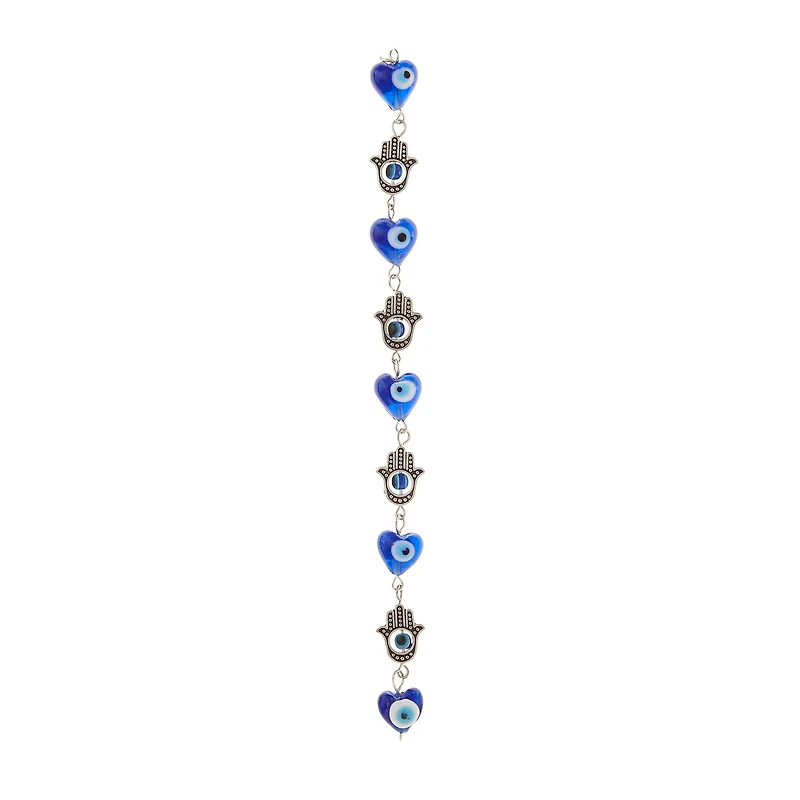 Blue & Silver Hand of Peace Charms by Bead Landing™