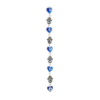 Blue & Silver Hand of Peace Charms by Bead Landing™