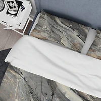 Designart 'Fire and Ice Minerals V' Geometric Bedding Set