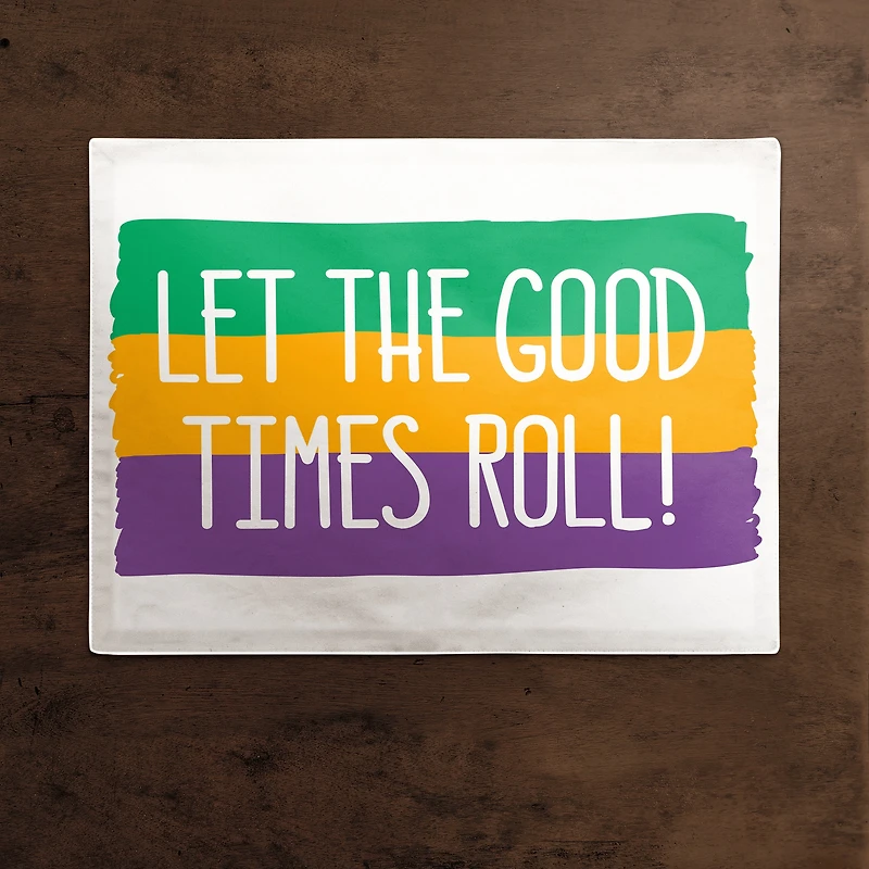 Let Good Times Roll Mardi Gras Placemat