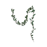 Hello Honey® 6ft. Green & Antique Pink Painted Metal Leaf & Berry Garland