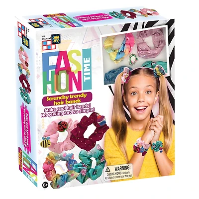 Amav Toys Fashion Time Make Your Own Scrunchies Activity Kit