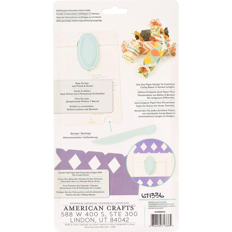 We R Memory Keepers® Punch Board™ Candy Box 