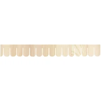Houseworks® Fish Scale Wooden Shingle Strips, 12ct.