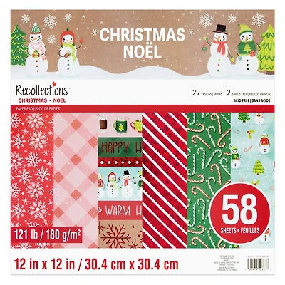 12" x 12" Christmas Paper Pad by Recollections™