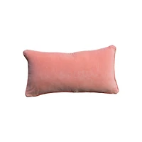 Hello Honey® 24" x 12" Pink & Gold Twinkle Cotton Velvet Lumbar Pillow
