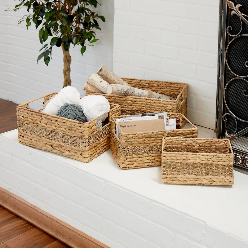 Sea Grass Natural Storage Basket Set