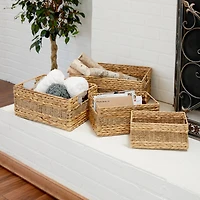 Sea Grass Natural Storage Basket Set