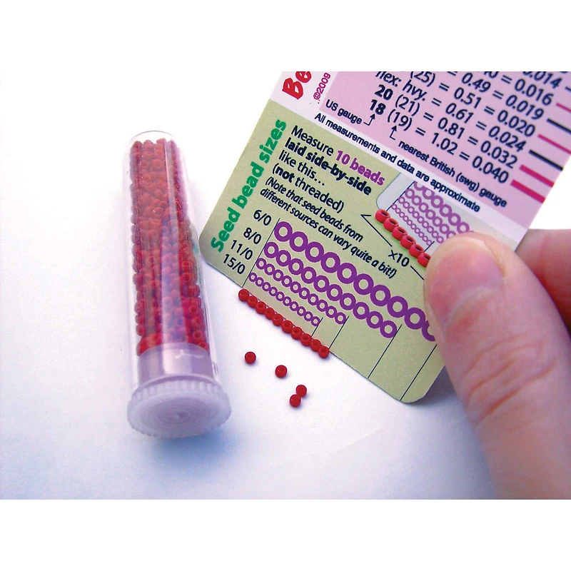 The Beadsmith® Bead Oracle™ Beader's Wallet Reference Card