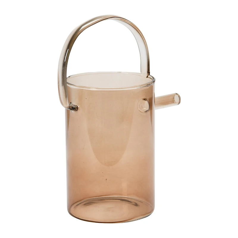 Hello Honey® 9.5" Brown Quart Glass Watering Can