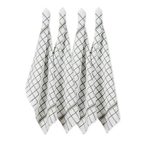 DII® Artichoke Windowpane Terry Dishtowels, 4ct.