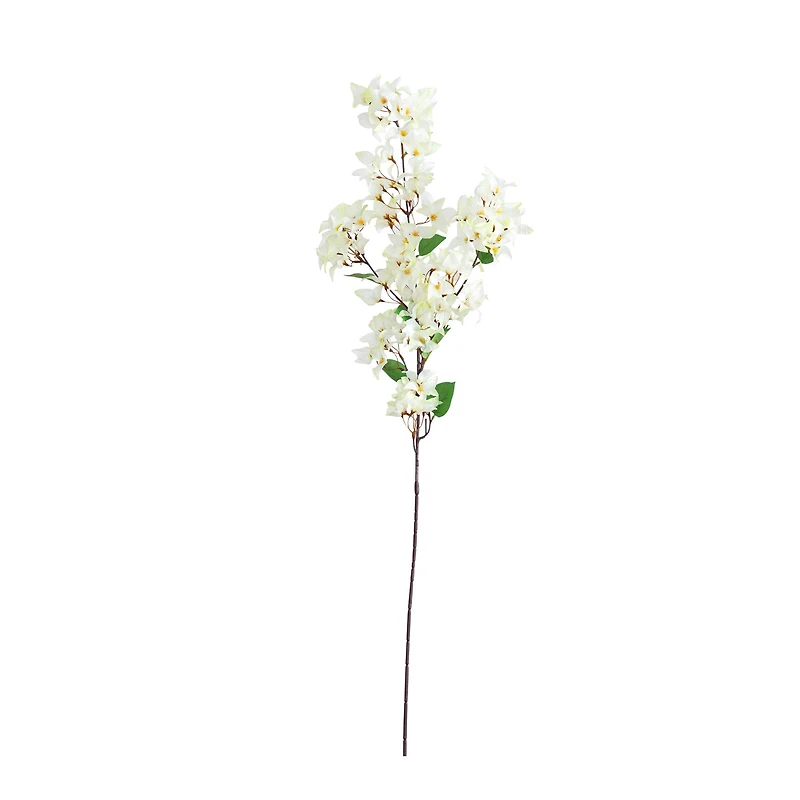 47" White Bougainvillea Flower Stems, 3ct.
