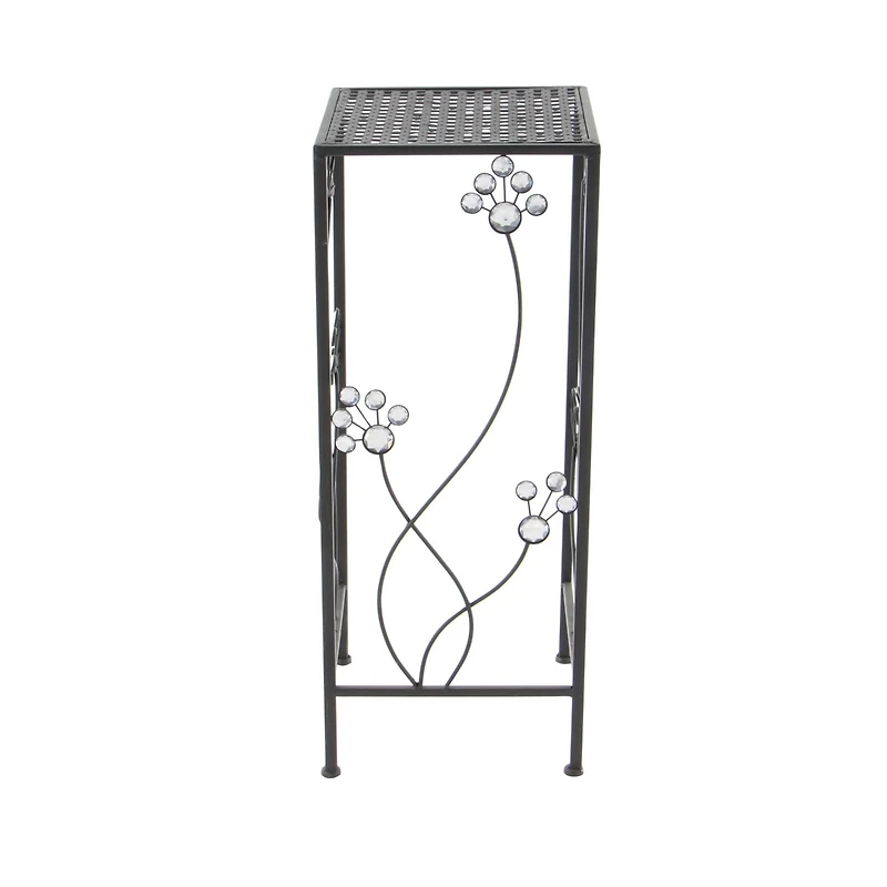 Black Metal Traditional Plantstand Set
