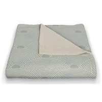 Tranquil Arch Coral Fleece Blanket