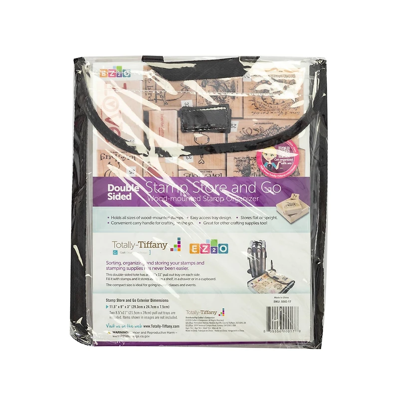 Totally-Tiffany™ Double Sided Stamp Store & Go Bag