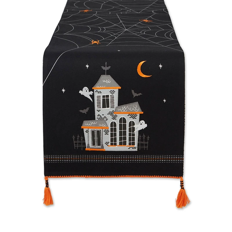 DII® 70" Haunted House Embellished Table Runner