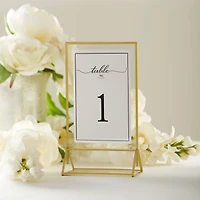 4" x 6" Gold Acrylic Sign Holders, 6ct. by Celebrate It™