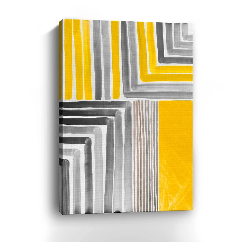 Yellow Mikado I Canvas Giclee