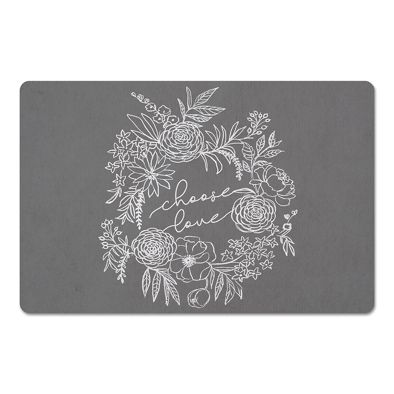 Choose Love 18" x 27" Floor Mat