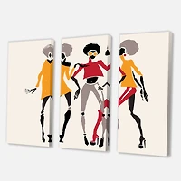 Designart - African American Women Silhouettes II