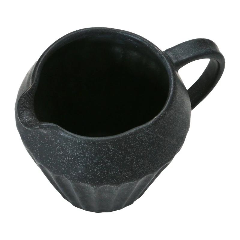 Hello Honey® 14oz. Matte Black Glazed Stoneware Creamer