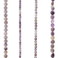 Matte Amethyst Stone Mix Beads by Bead Landing™