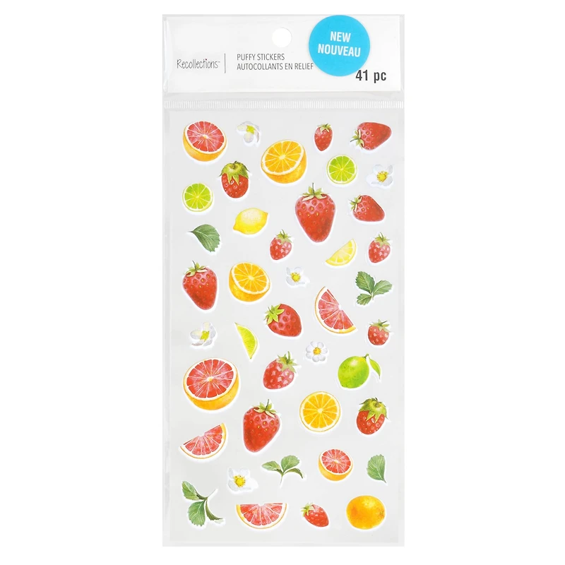 Citrus Fruit Puffy Stickers by Recollections™
