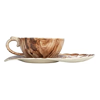 Hello Honey® 10.25" Stoneware Teacup & Saucer Set