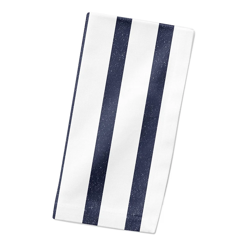 Sea Stripes 10" x 10" Poly Twill Napkin