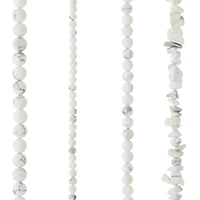 6 Pack: White Howlite Beads Value Pack by Bead Landing™