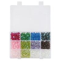 Aurora Borealis Glass Bead Mix, 8mm by Bead Landing™